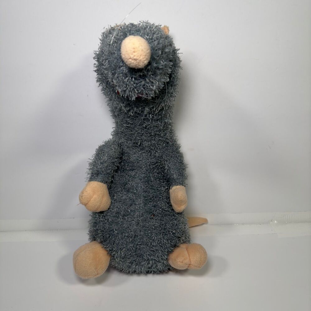 Disney Ratatouille Plush Gray Remy 8.5" Stuffed Animal Pixar Toy Factory 2007 - Picture 10 of 10